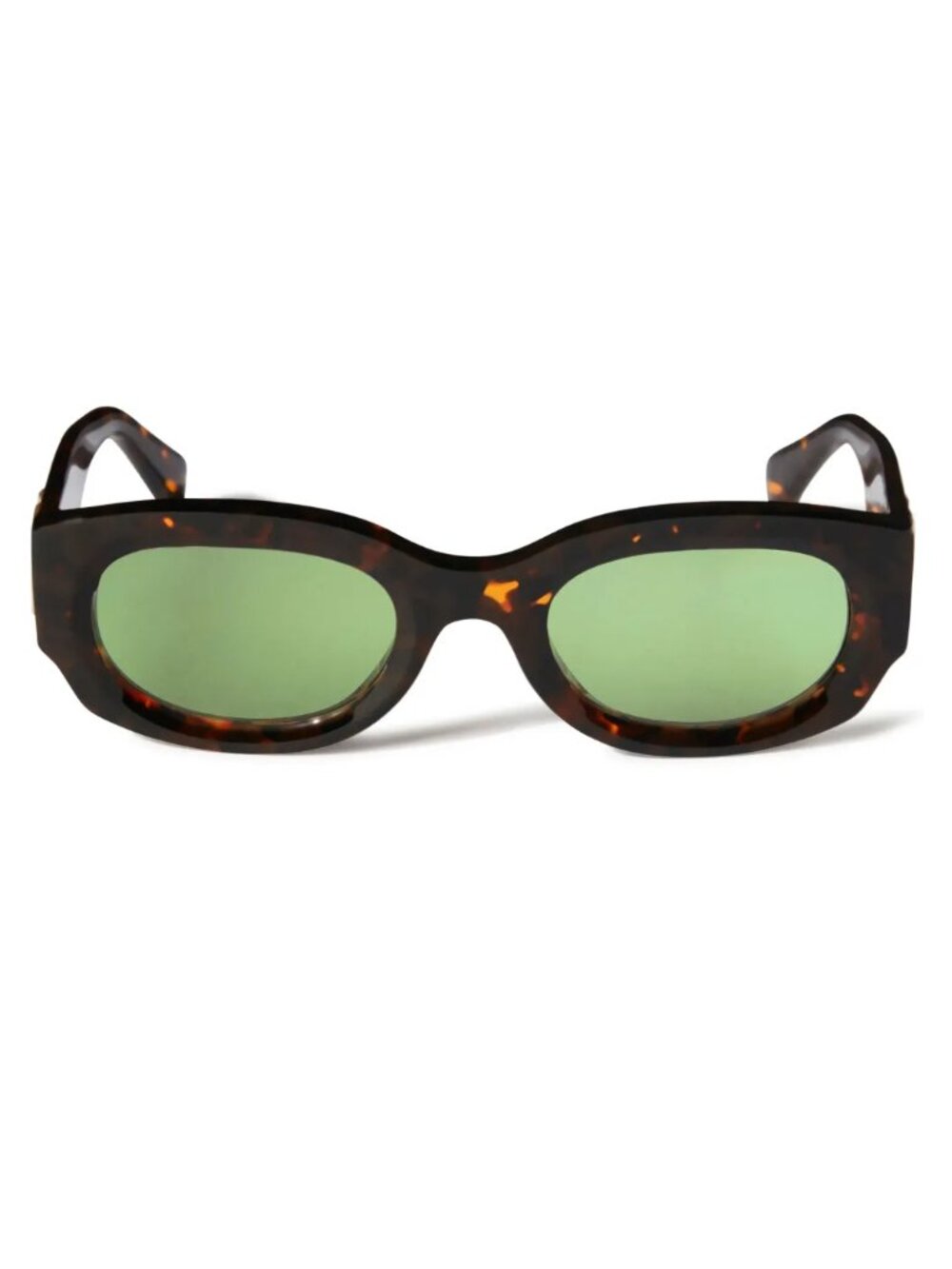 NEW OFF-WHITE Palmer OERI14E 6055 Havana Green Sunglasses 55mm